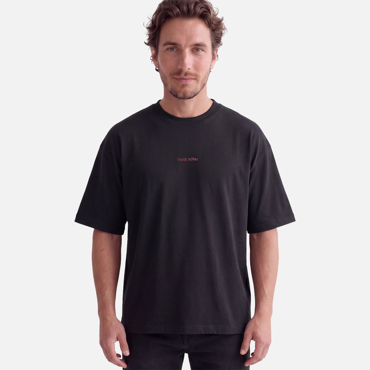 Polera Hombre Que Heavy Negro Haka Honu