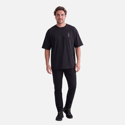 Polera Hombre Voy y Vuelvo Negro Haka Honu