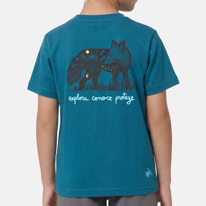 Polera Niño Zorrito explorador Petroleo Haka Honu