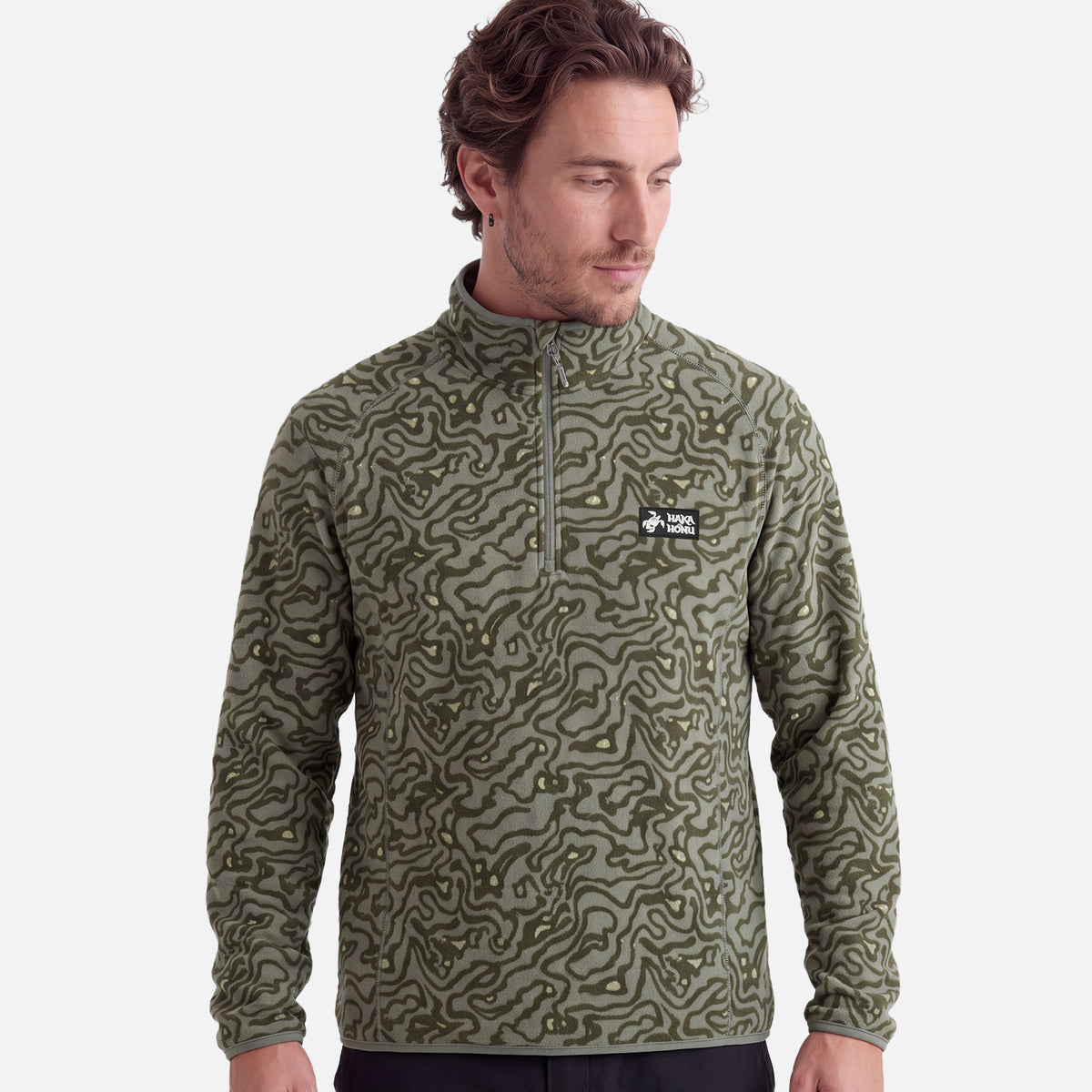 Polerón Hombre Taina Print Laurel Haka Honu