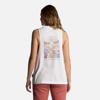 Polera Mujer Cornisa Blanco Haka Honu