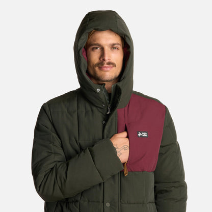 Chaqueta Hombre Aislado Verde Militar Haka Honu
