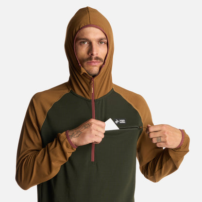 Polerón Hombre Taina Pro Verde Militar Haka Honu