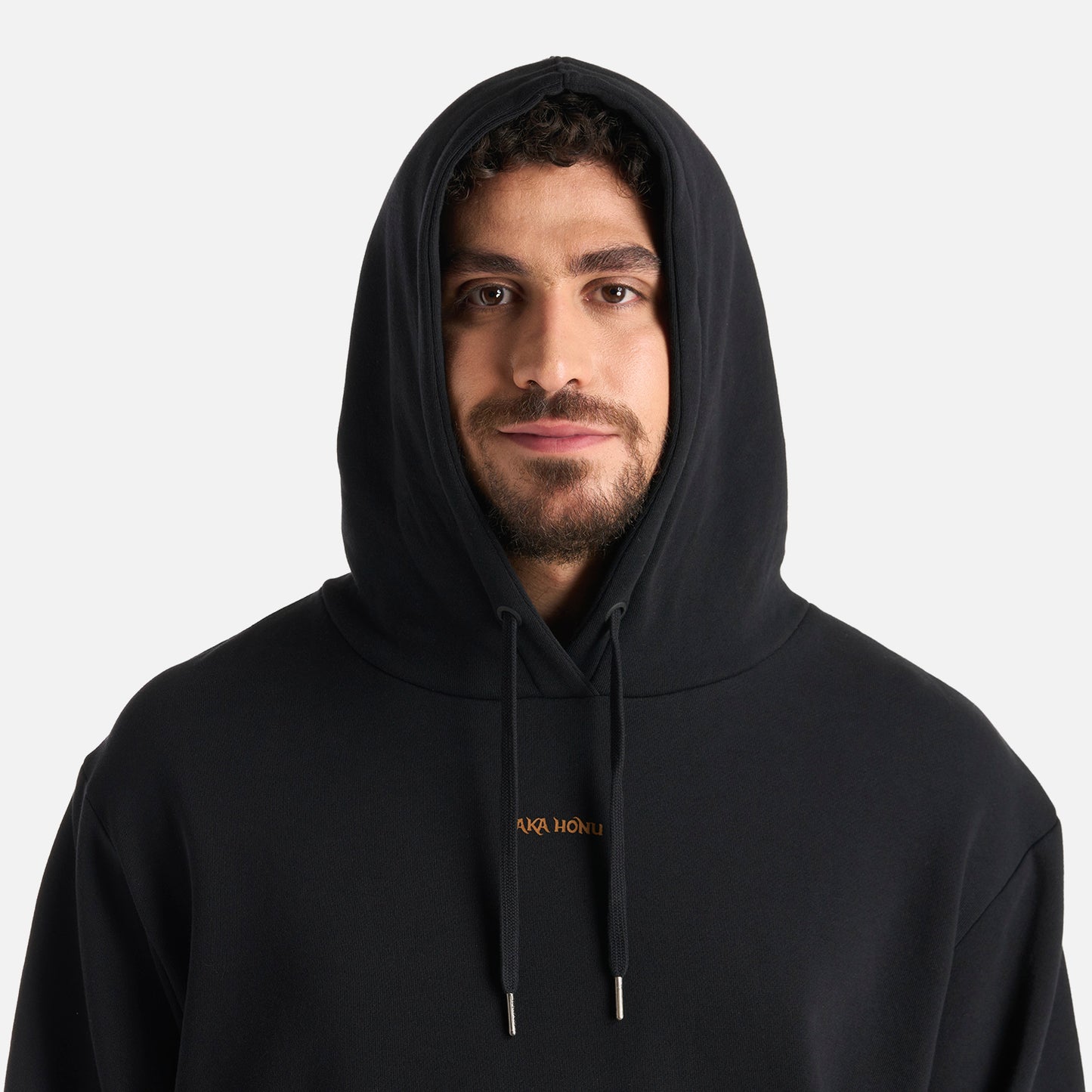 Polerón Hombre Canguro Negro Haka Honu