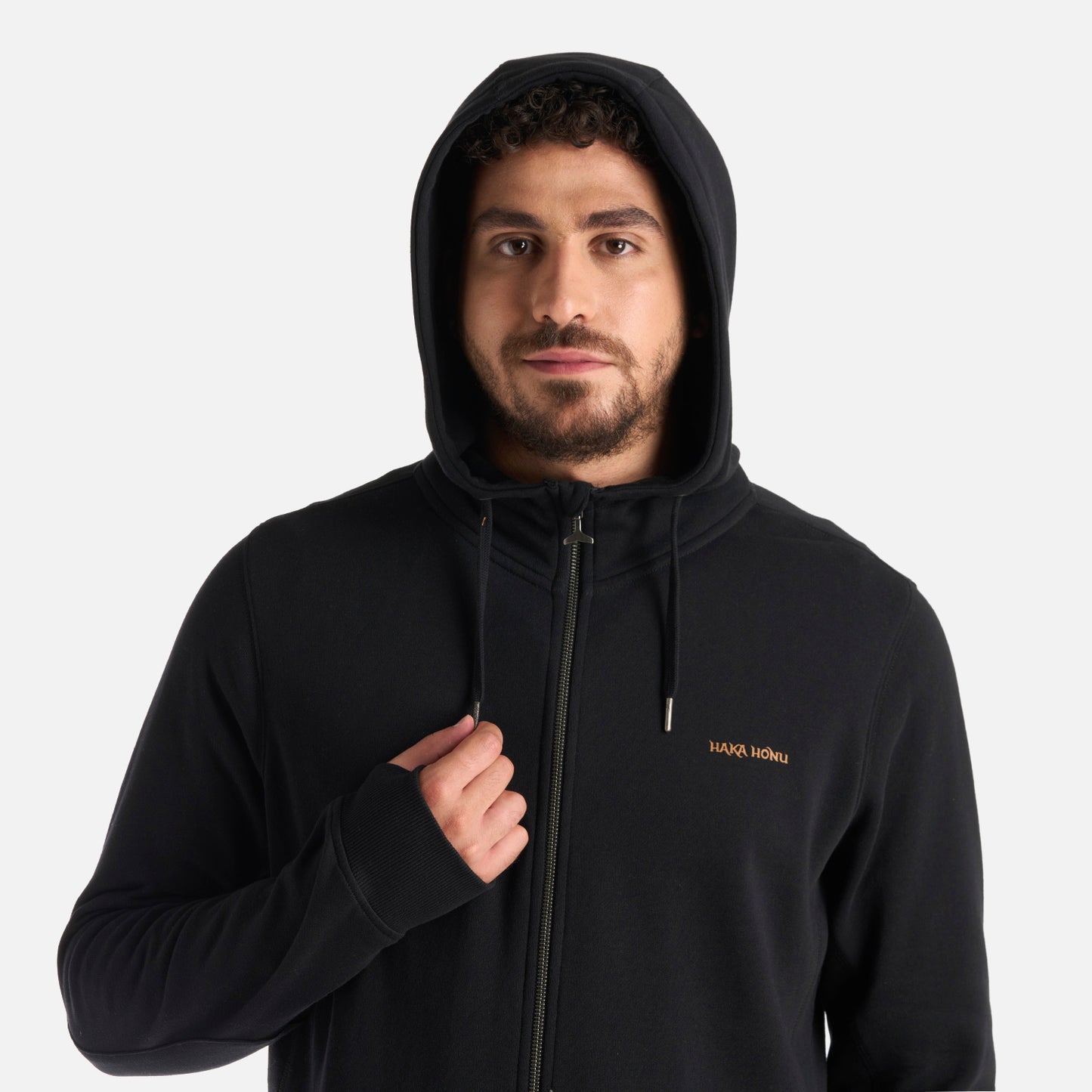 Polerón Hombre Ninja Negro Haka Honu