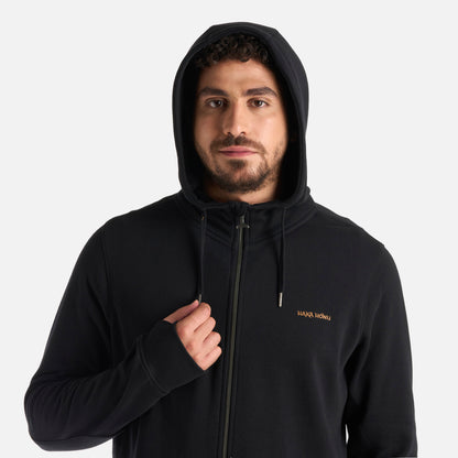 Polerón Hombre Ninja Negro Haka Honu