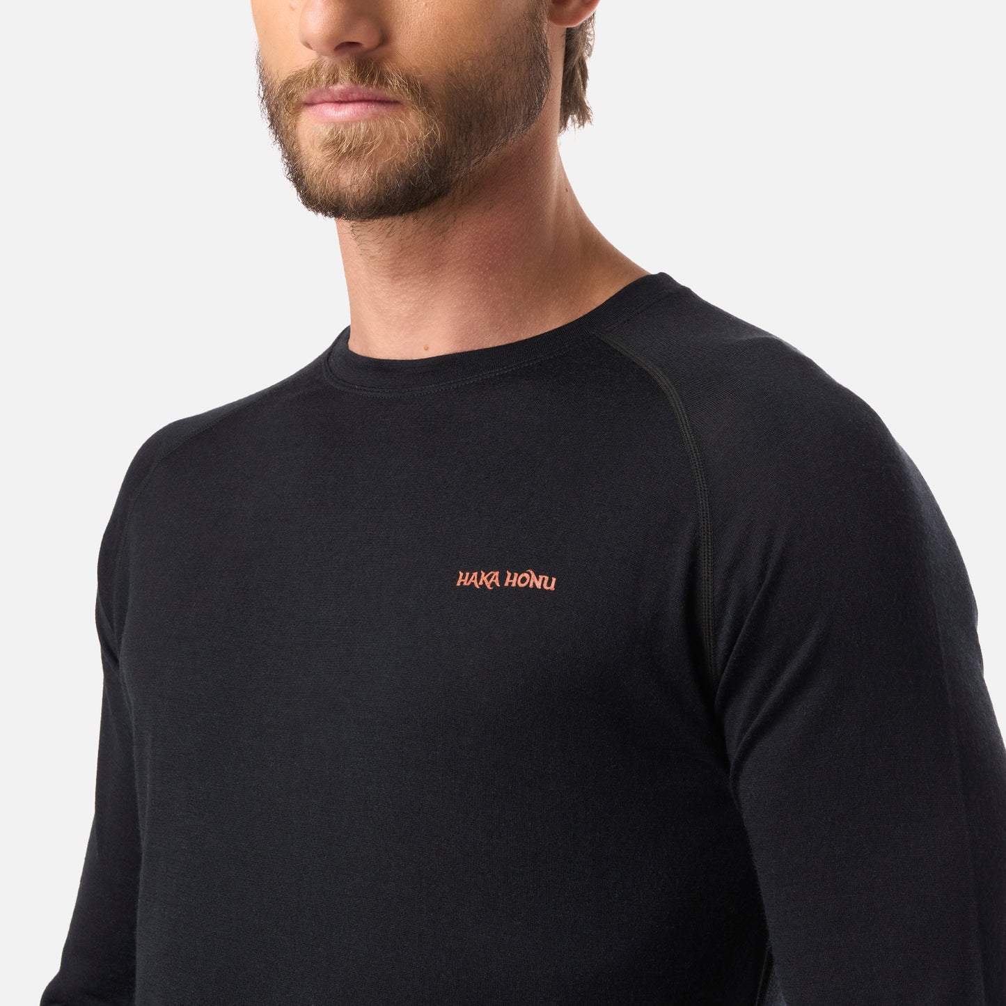 Primera Capa Hombre Carnero Top Negro Haka Honu