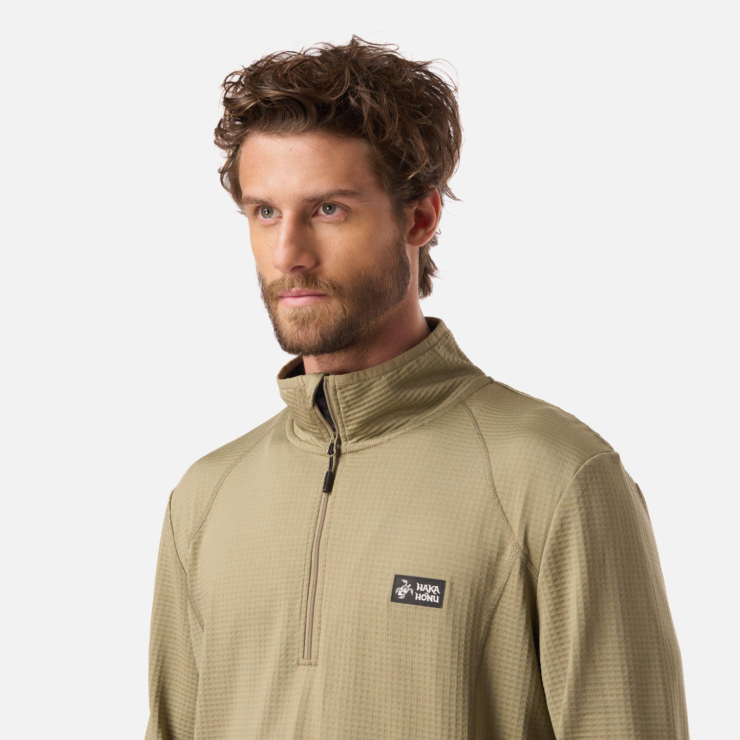 Polerón Hombre Taina Verde Oliva Haka Honu