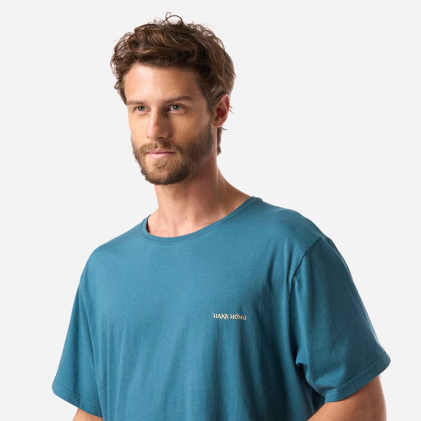 Polera Hombre Polo Petroleo Haka Honu