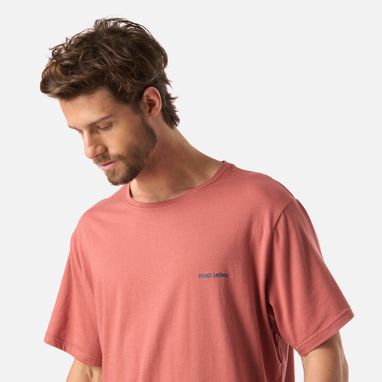 Polera Hombre Polo Terracota Claro Haka Honu