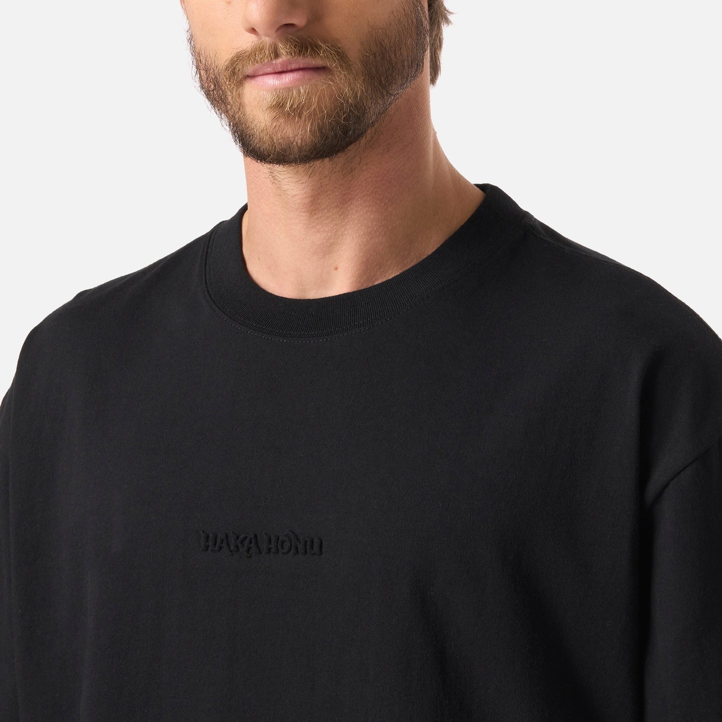 Polera Hombre Que Heavy Negro Haka Honu