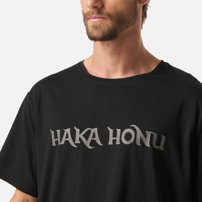 Polera Hombre Logo Negro Haka Honu