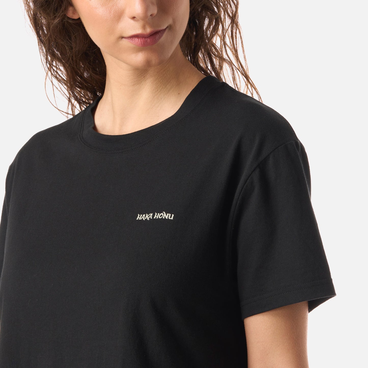 Polera Mujer Polo Negro Haka Honu
