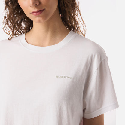 Polera Mujer Polo Blanco Haka Honu