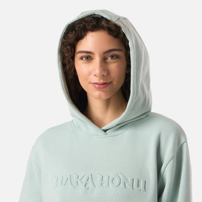 Polerón Mujer Motomami Hoody Gris Claro Haka Honu