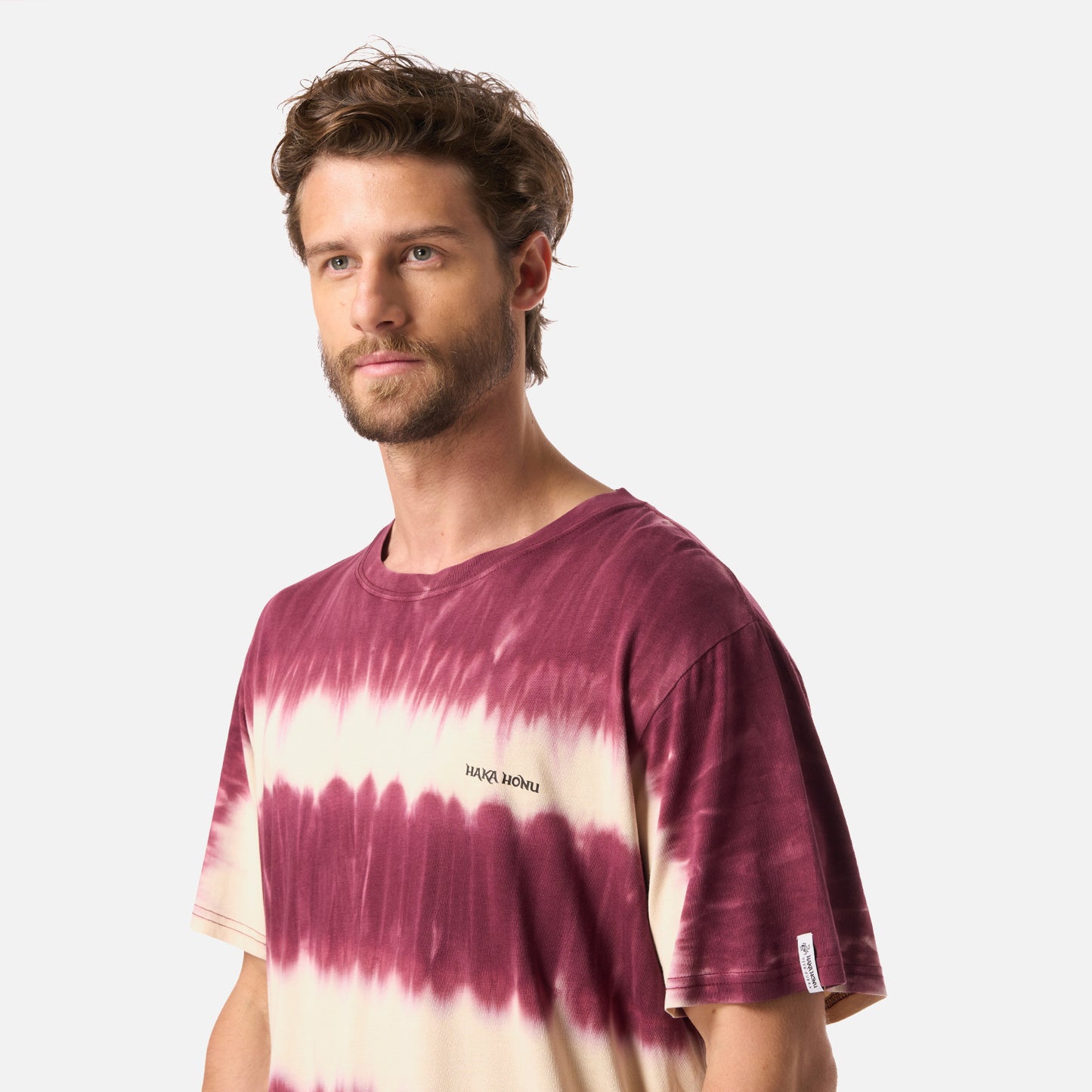 Polera Hombre Mamboo Burdeo Haka Honu