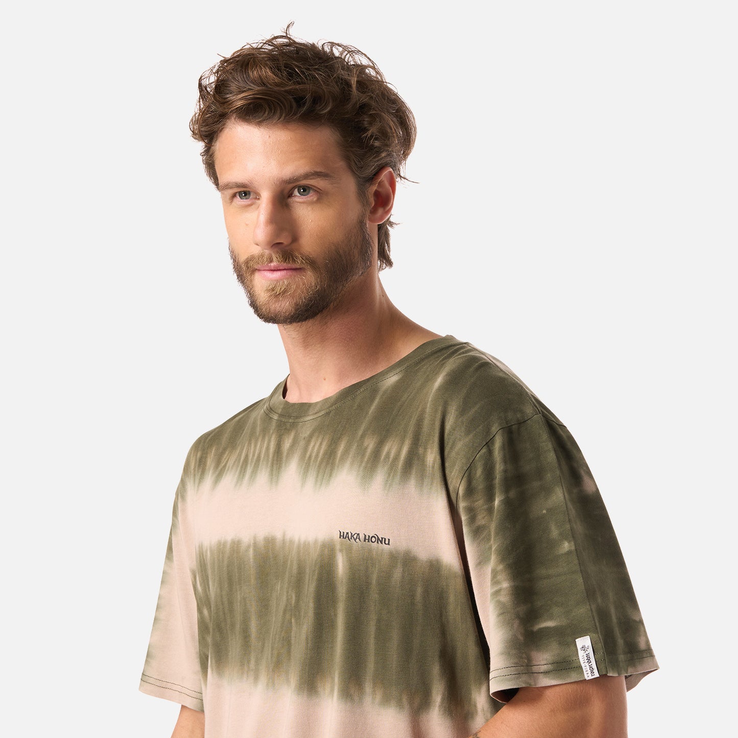 Polera Hombre Mamboo Taupe Haka Honu