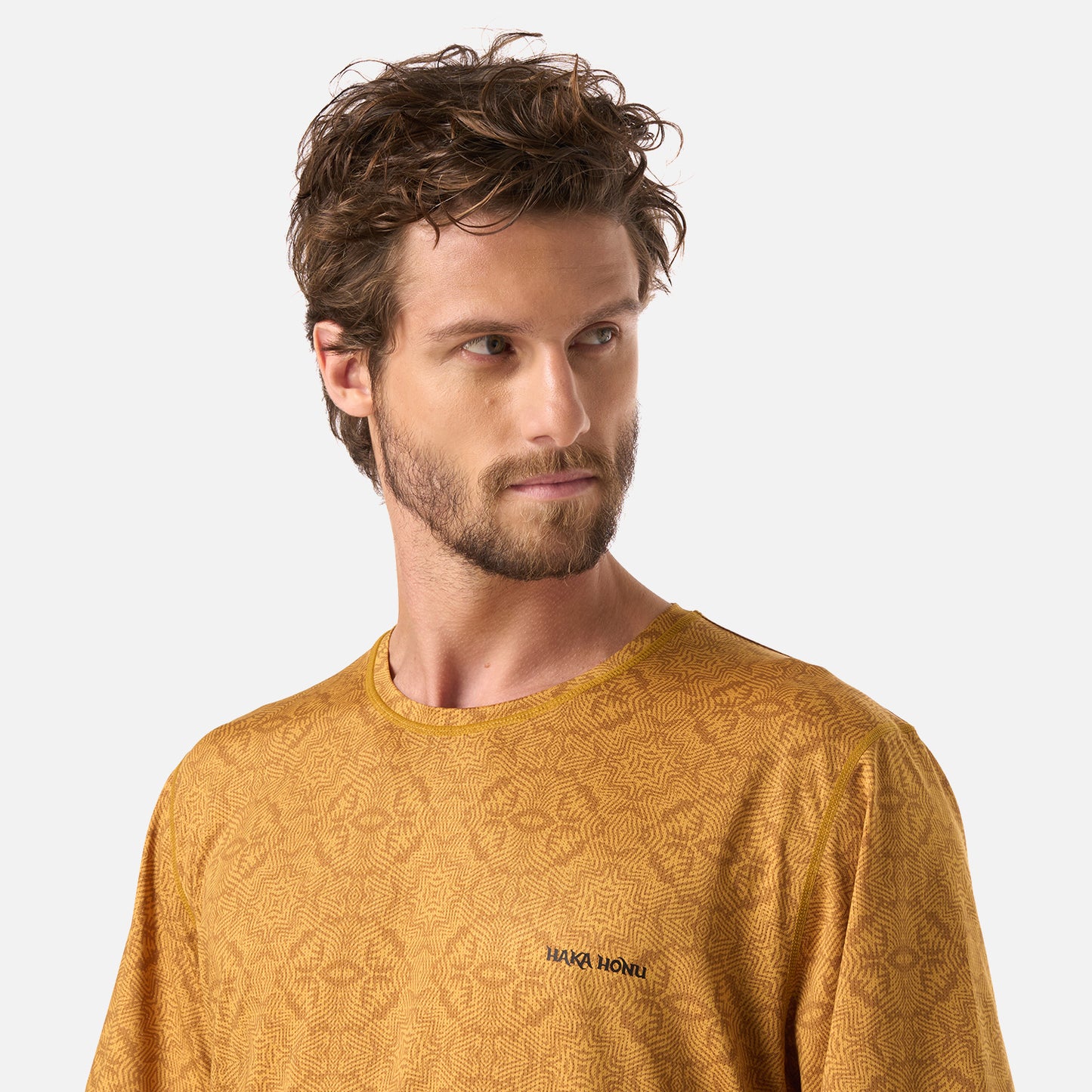 Polera Hombre Sudala Print Mostaza Haka Honu