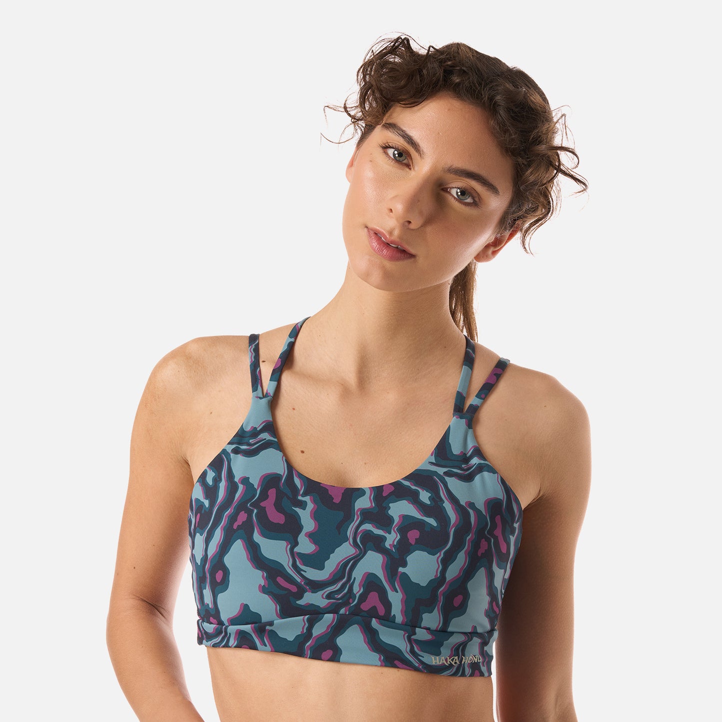 Peto Mujer Copihue Print Petroleo Haka Honu