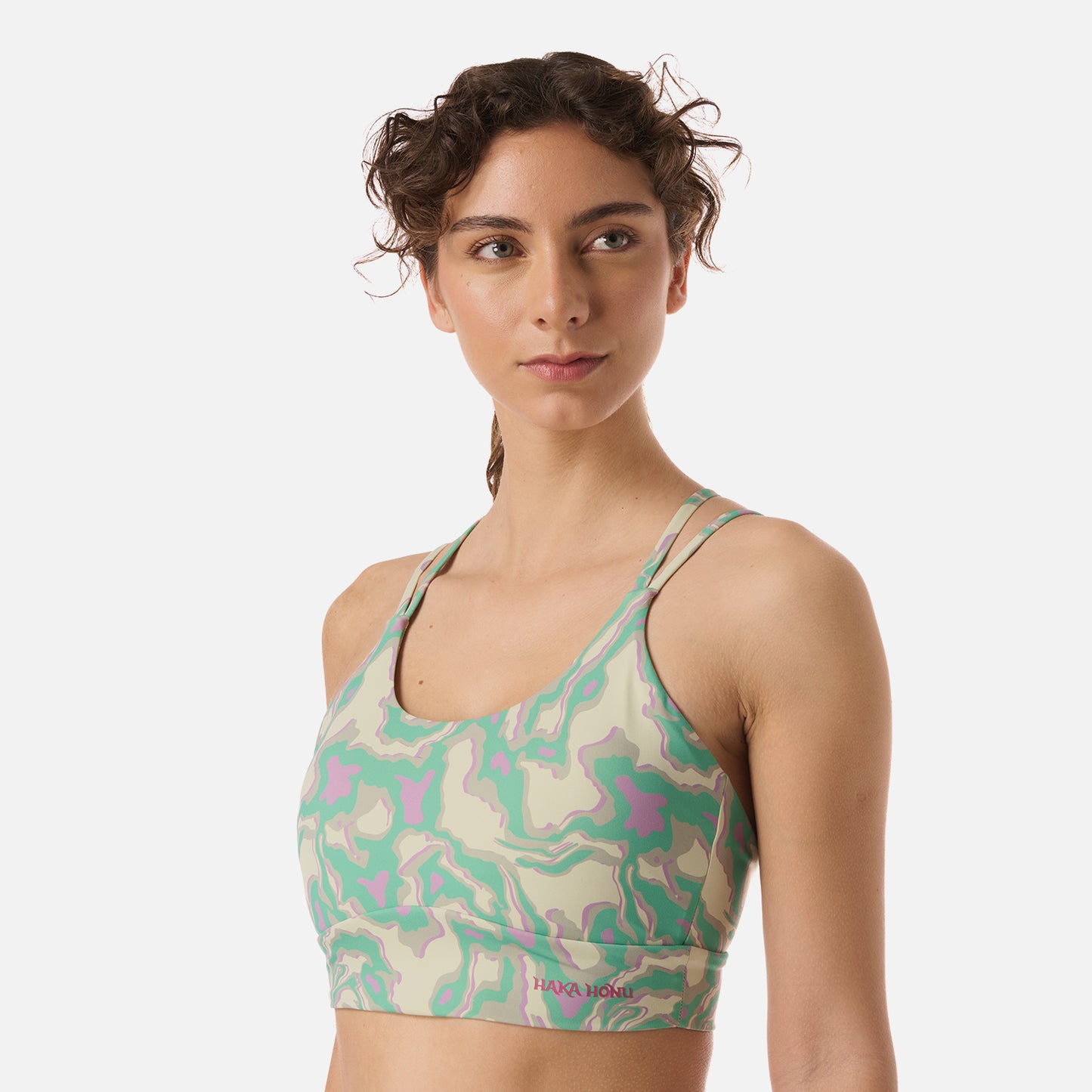 Peto Mujer Copihue Print Menta Haka Honu