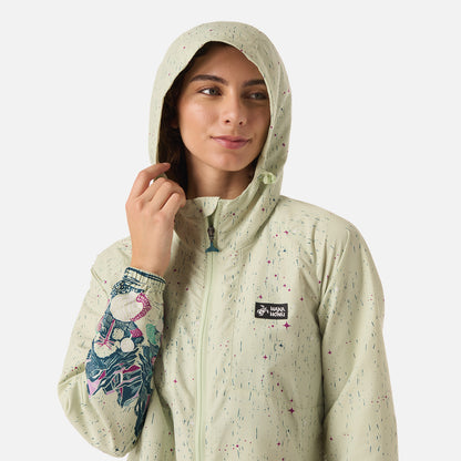 Chaqueta Mujer Aperrao Print Menta Haka Honu