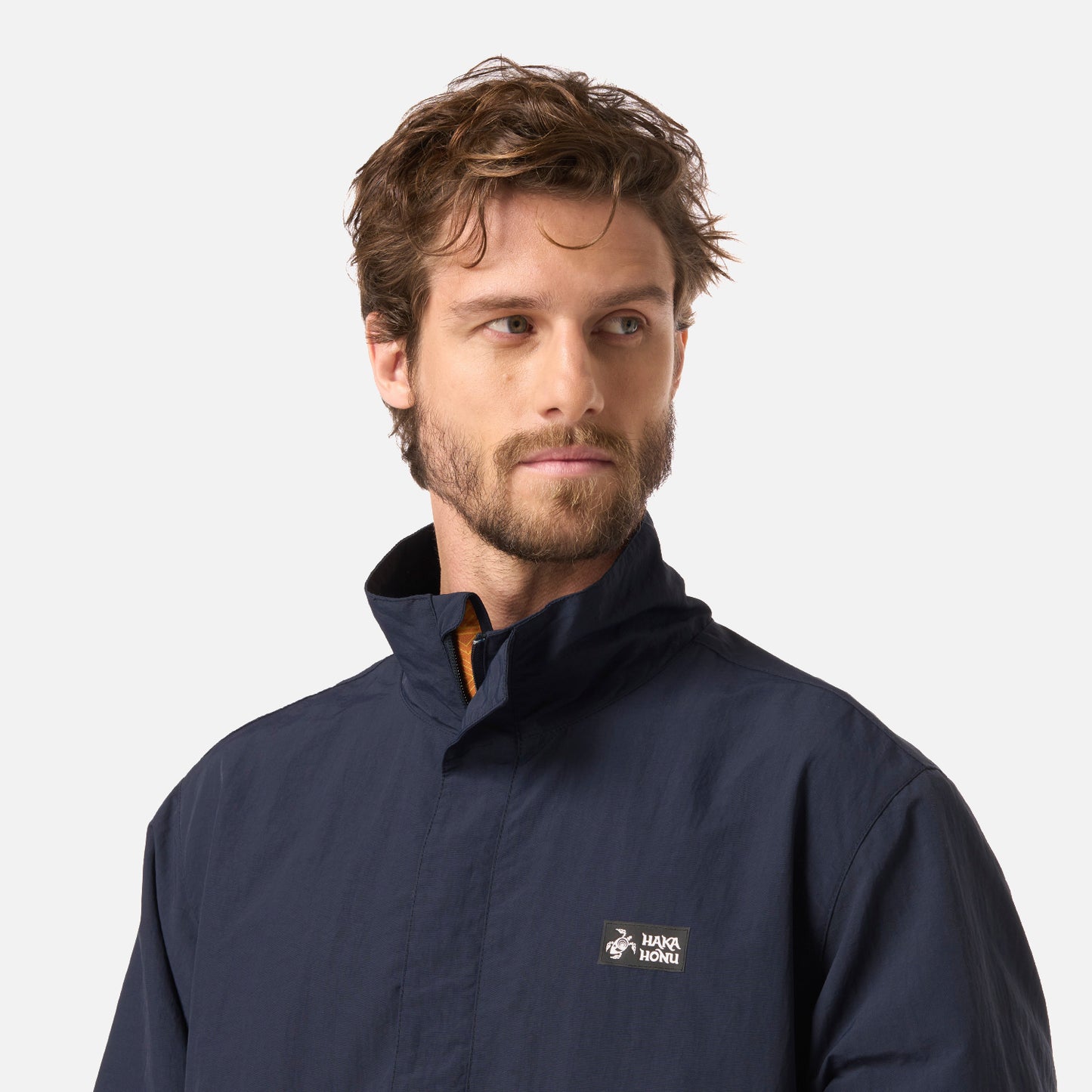 Chaqueta Hombre Hijo Del Viento 14 Zip Azul Noche Haka Honu