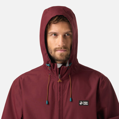 Chaqueta Hombre Viento Norte 14 Zip Burdeo Haka Honu
