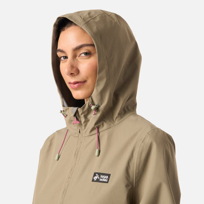 Chaqueta Mujer Viento Norte 14 Zip Verde Oliva Haka Honu