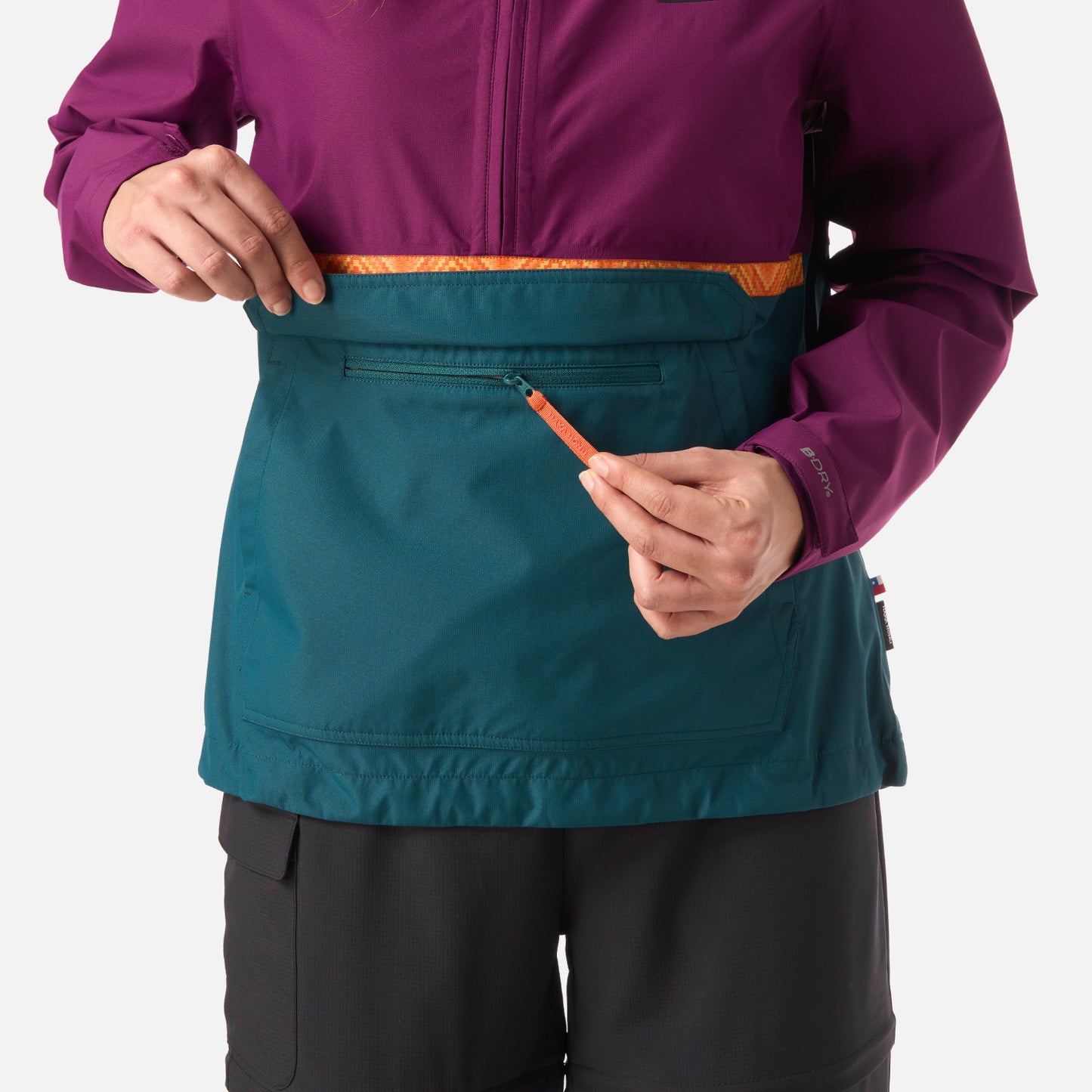 Chaqueta Mujer Viento Norte 14 Zip Purpura Haka Honu