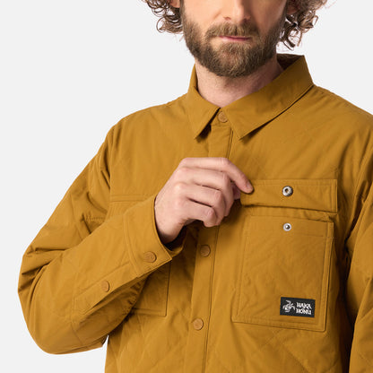 Camisa Hombre Fogata Mostaza Oscuro Haka Honu