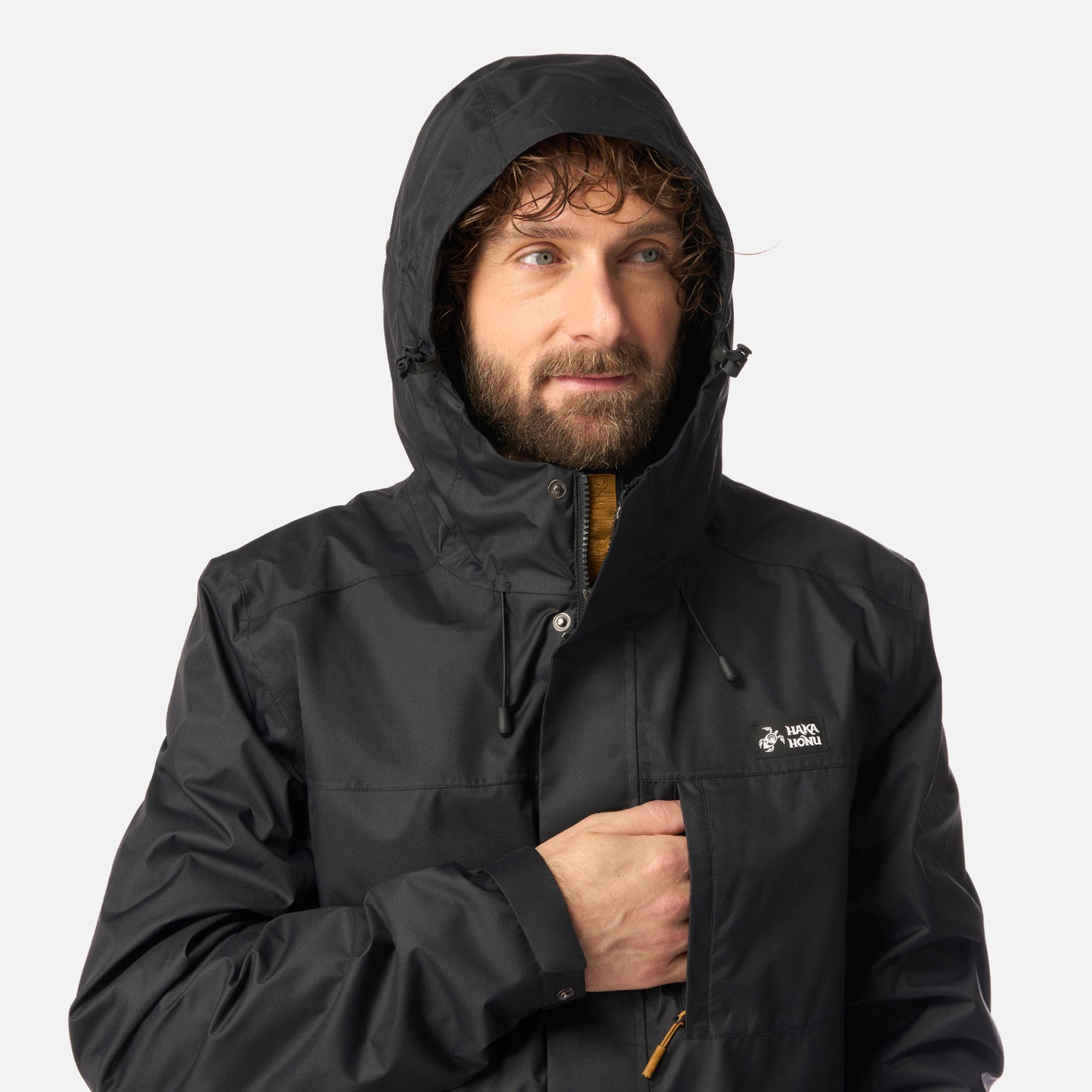 Chaqueta Hombre Kauai Negro Haka Honu