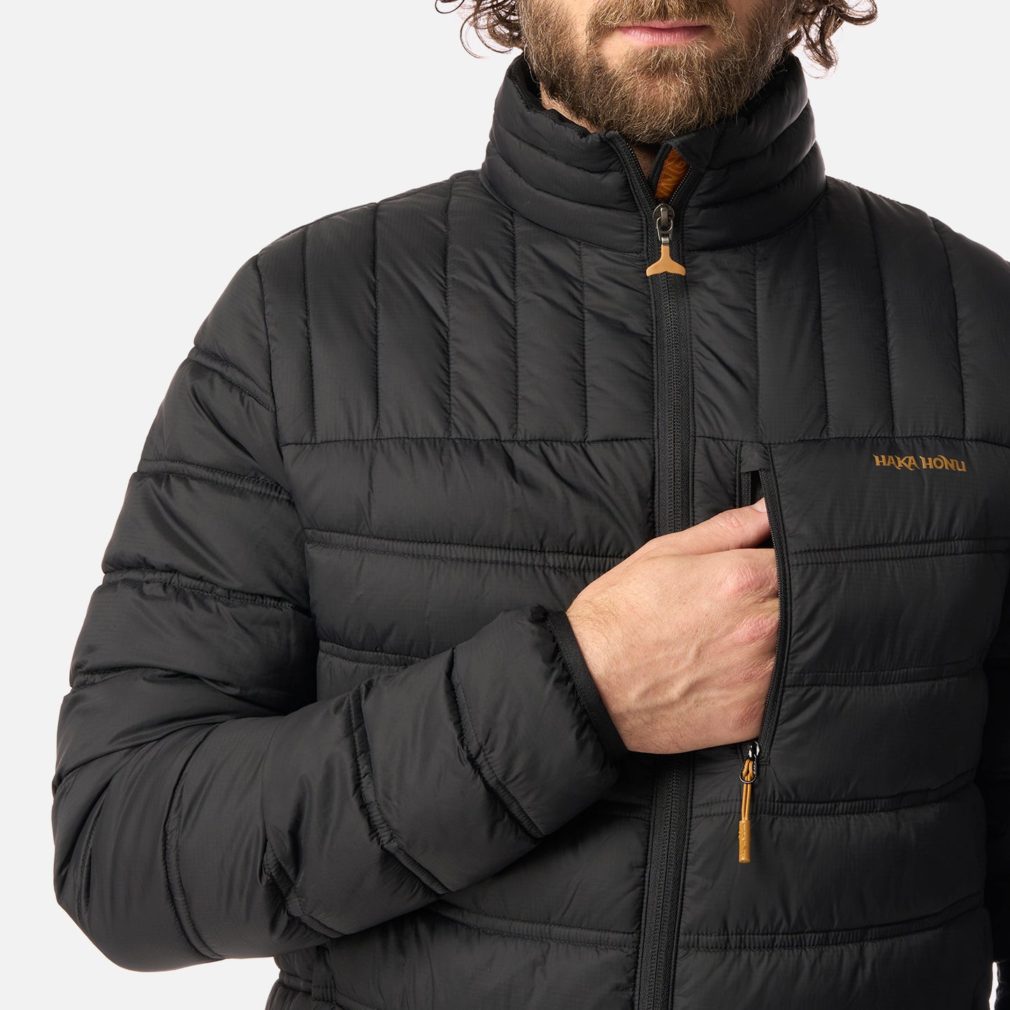 Chaqueta Hombre Ultraliviana Negro Haka Honu