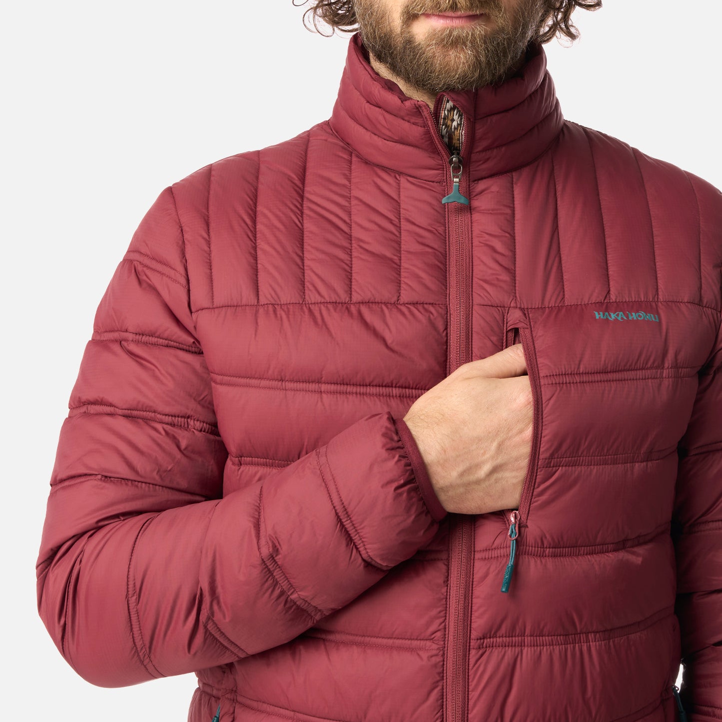 Chaqueta Hombre Ultraliviana Vino Haka Honu