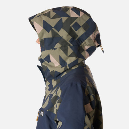 Chaqueta Hombre Yeti Print Verde Oliva Haka Honu