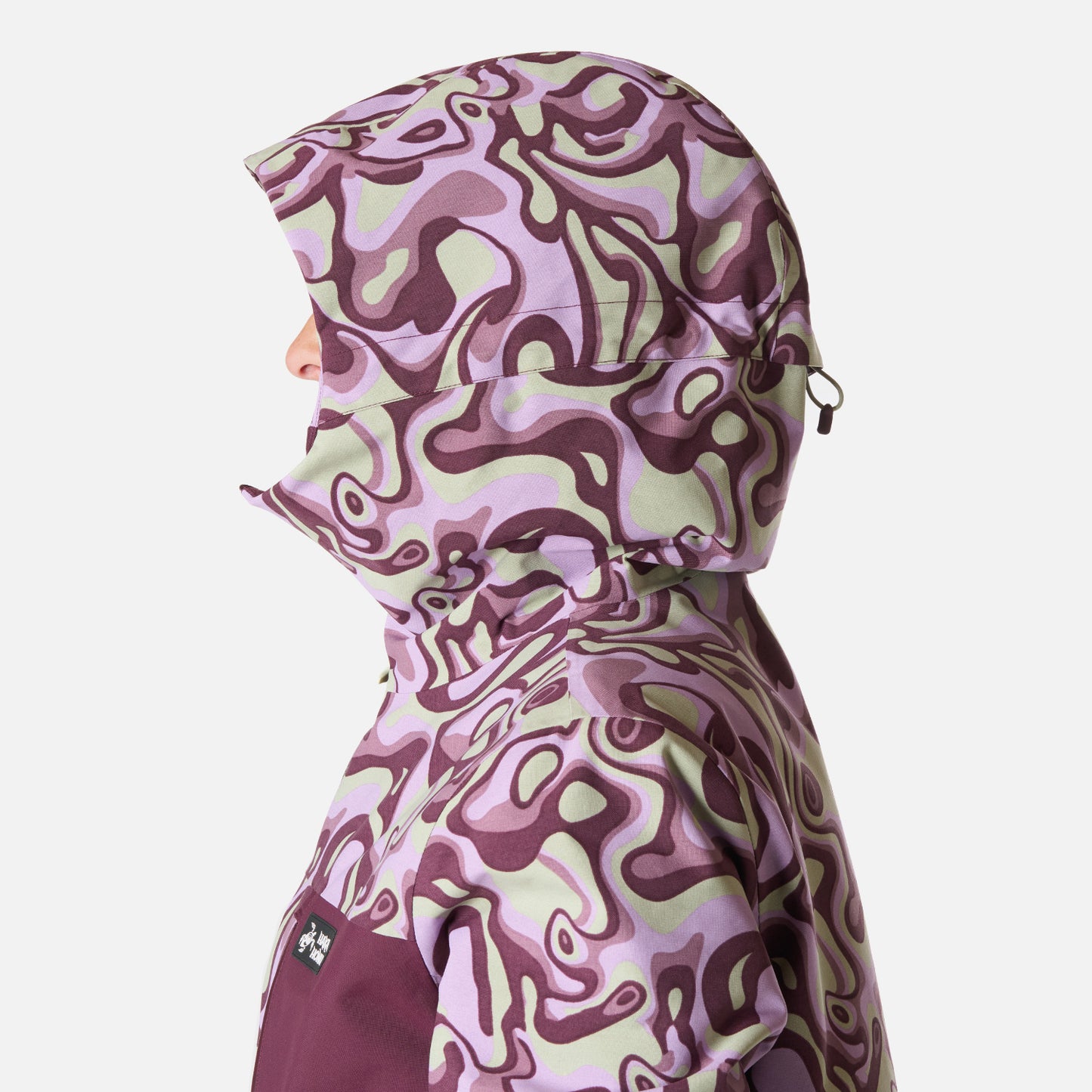 Chaqueta Mujer Yeti Print Malva Haka Honu