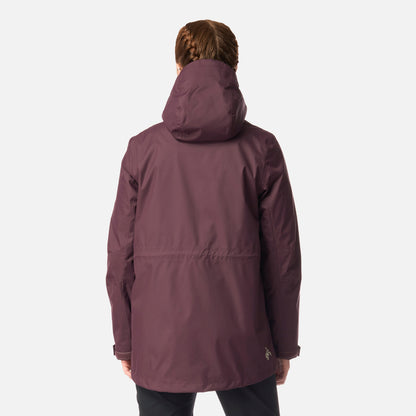 Chaqueta Mujer Corteza Burdeo Haka Honu