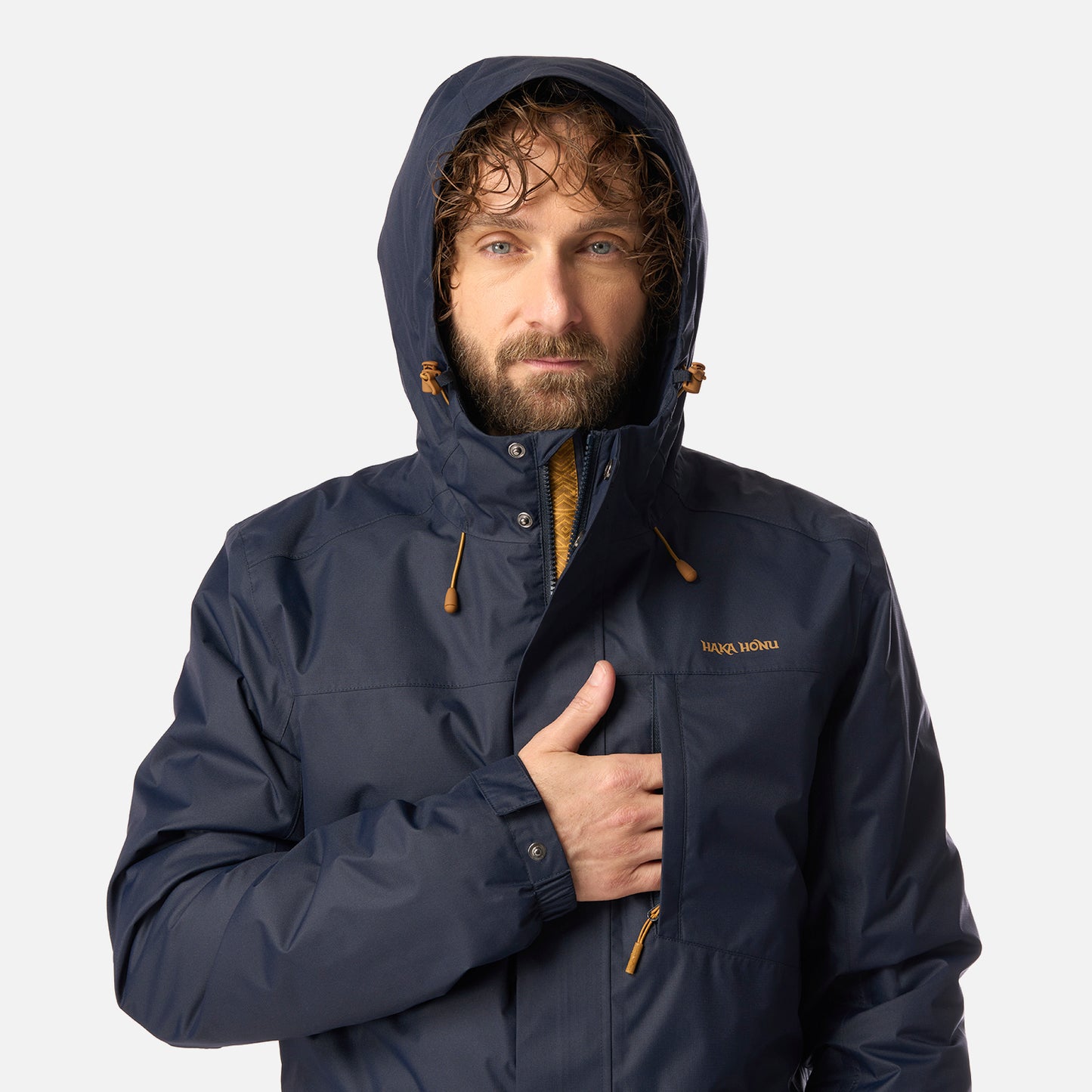 Chaqueta Hombre Terranova Azul Oscuro Haka Honu