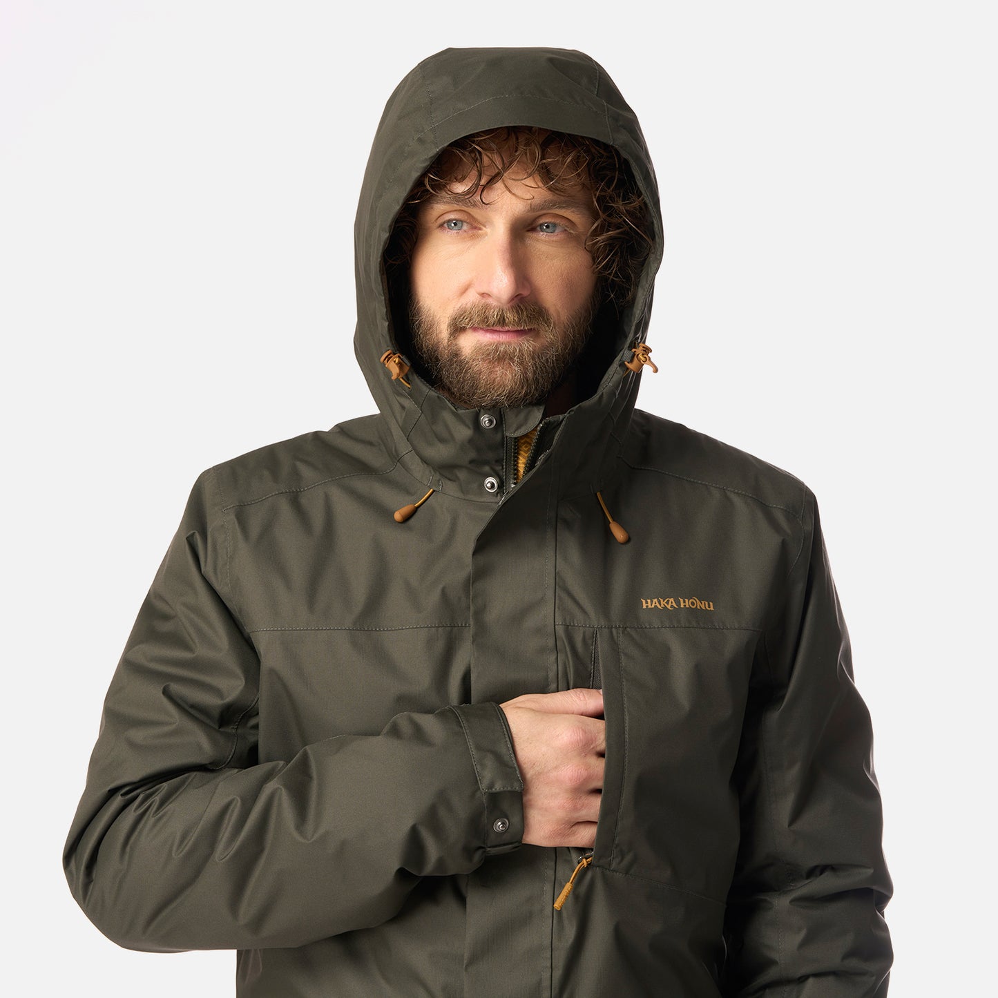 Chaqueta Hombre Terranova Verde Militar Haka Honu
