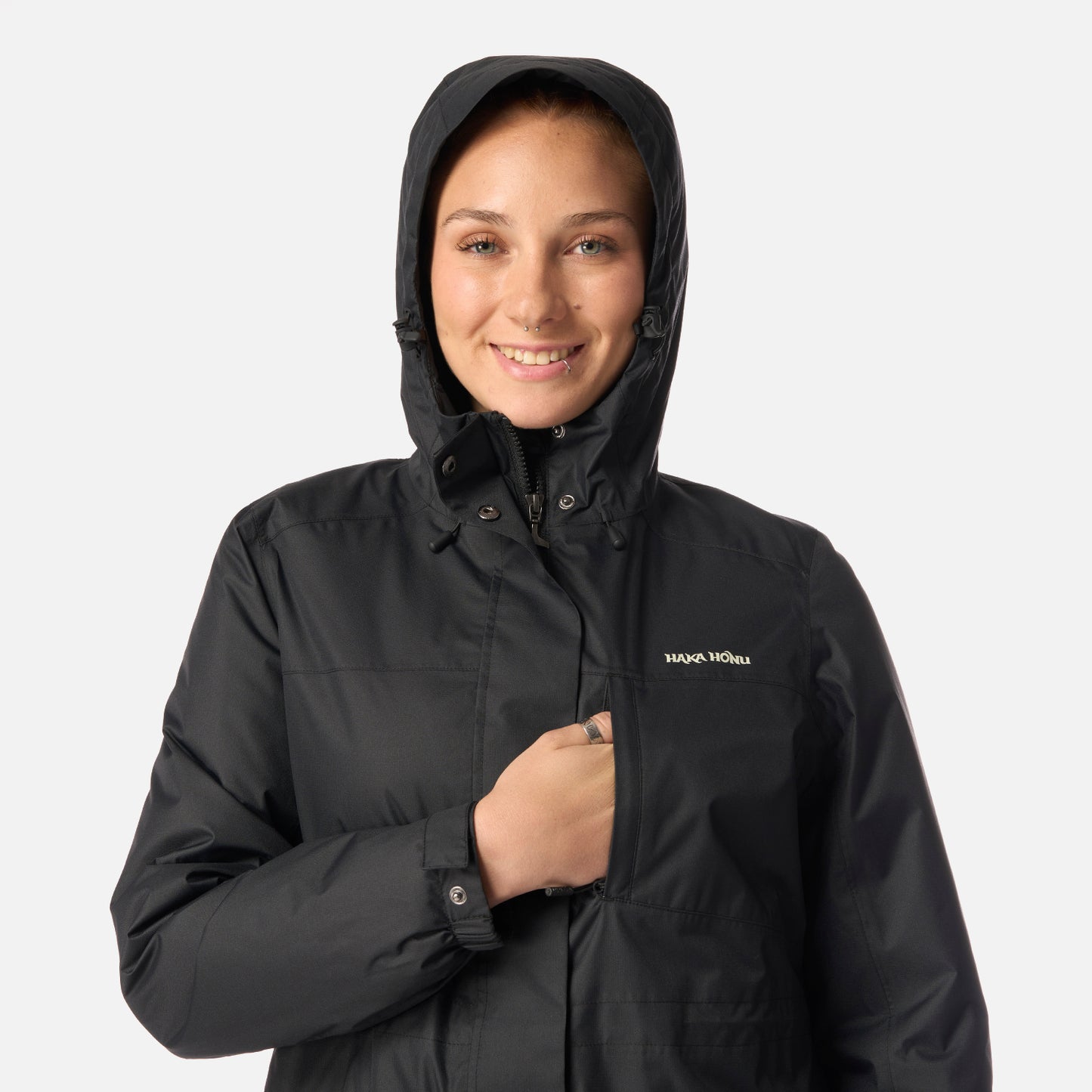 Chaqueta Mujer Terranova Negro Haka Honu