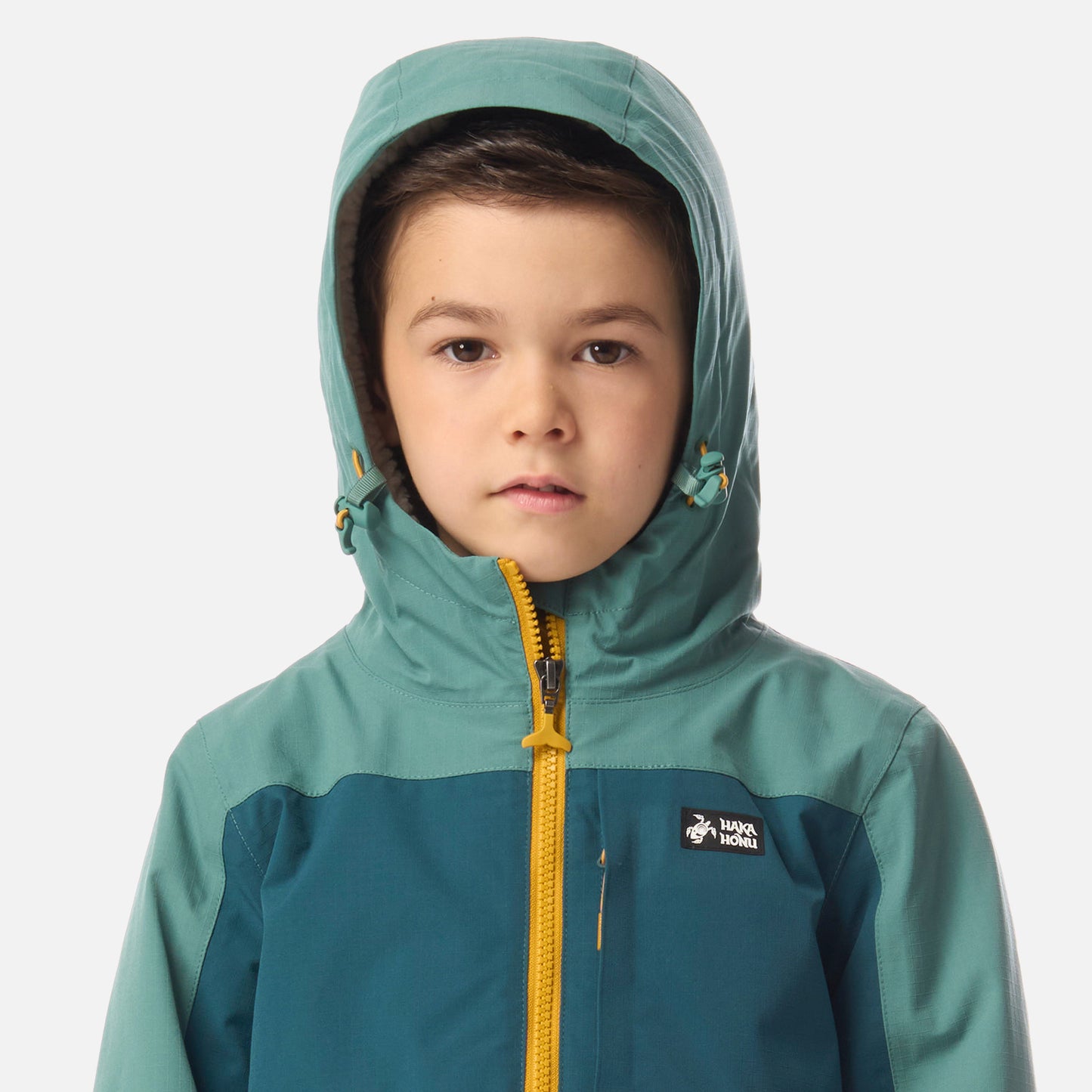 Chaqueta Niño Mini Diluvio Turquesa Haka Honu