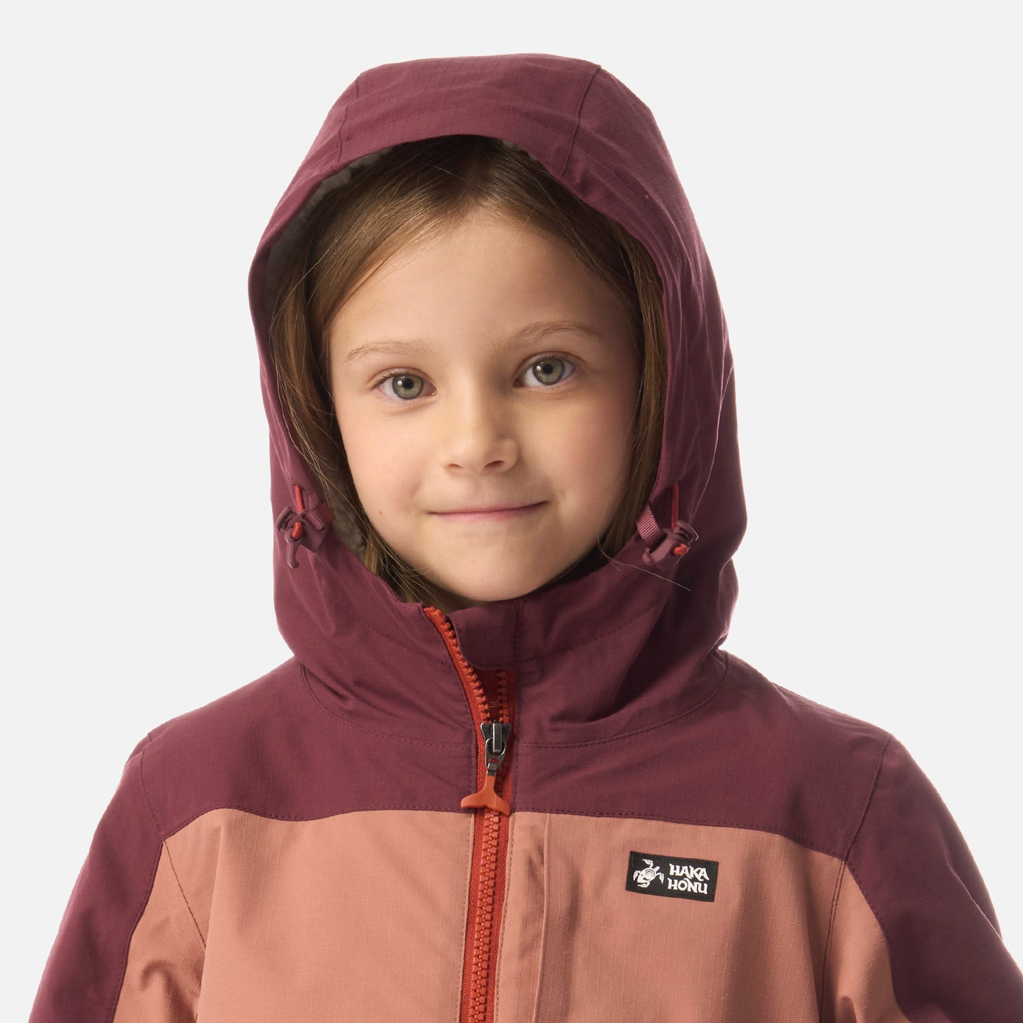 Chaqueta Niña Mini Diluvio Burdeo Haka Honu