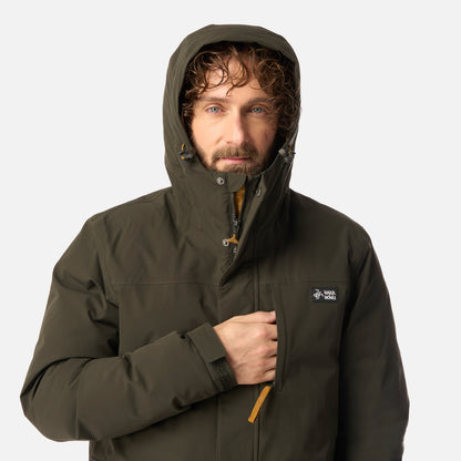 Chaqueta Hombre Diluvio Verde Militar Haka Honu