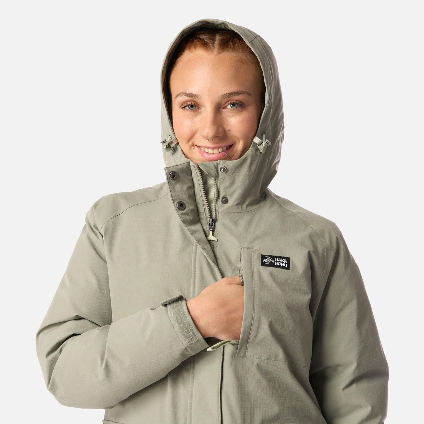 Chaqueta Mujer Diluvio Laurel Haka Honu
