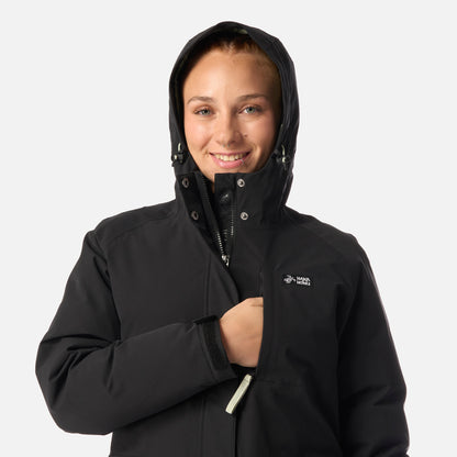 Chaqueta Mujer Diluvio Negro Haka Honu