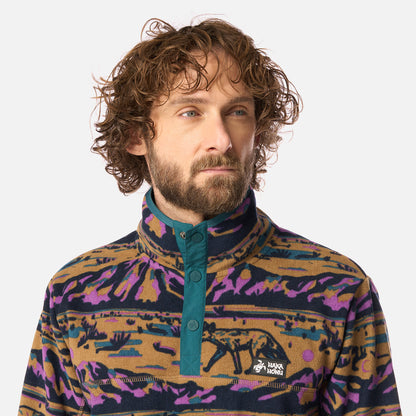 Polar Hombre Tokerau Print Café Claro Haka Honu
