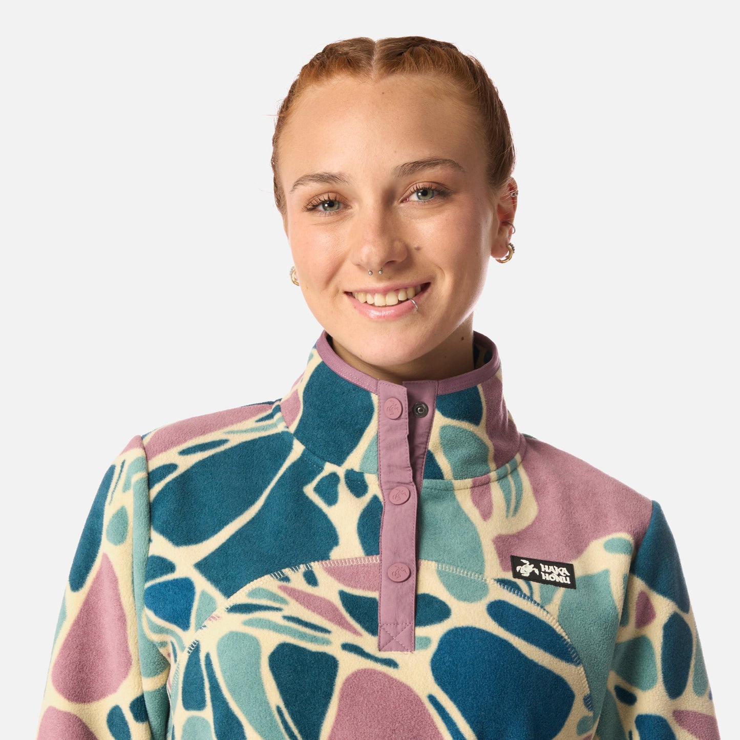 Polar Mujer Tokerau Print Petroleo Haka Honu
