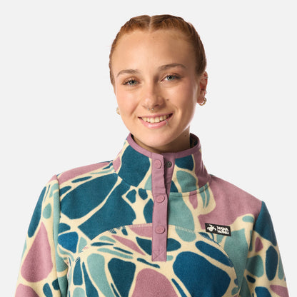 Polar Mujer Tokerau Print Petroleo Haka Honu