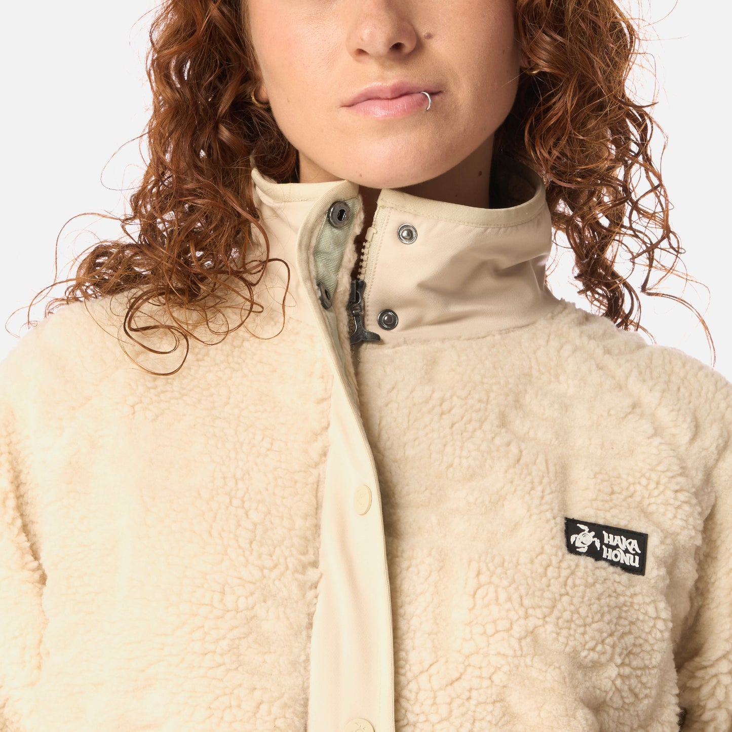 Polar Mujer Zip-porrito Crema Haka Honu