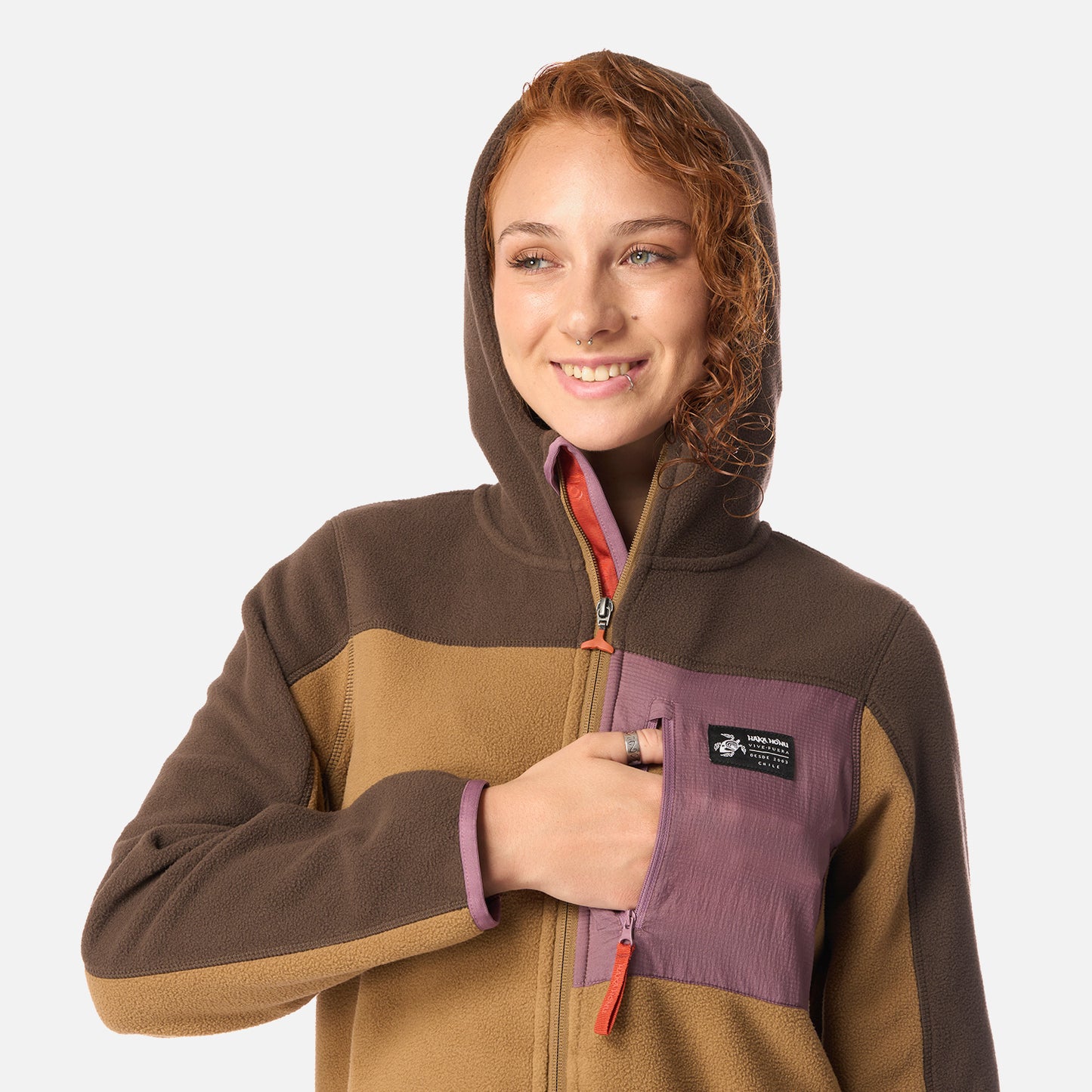 Polar Mujer Leñera Café Oscuro Haka Honu