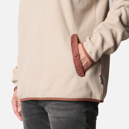 Polar Hombre Tokerau Hoody Taupe Haka Honu